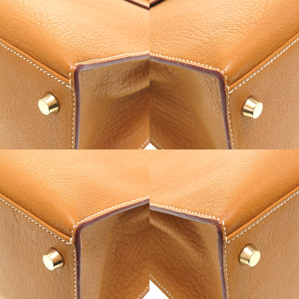 Hermès Kelly 28 Sellier, Camel Coromandel Chevre, Gold Hardware, □I Stamp 2005, Full Set, photograph 3 of 9