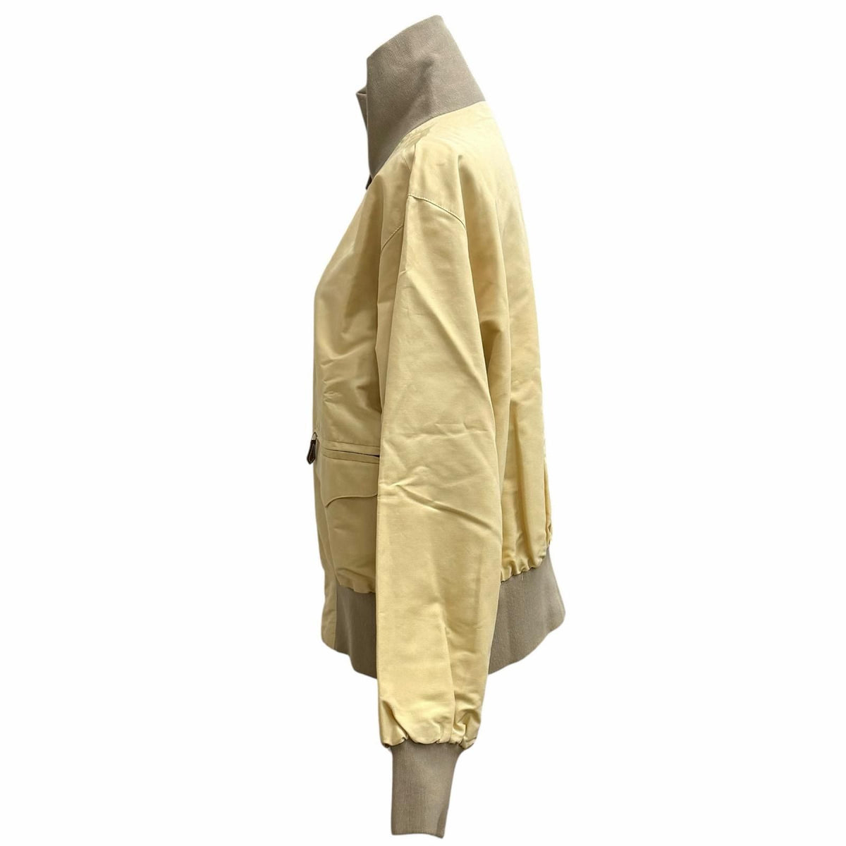 Hermès Minéraux Reversible Silk Blouson, Gemstone Carré Print on Cream, Funnel Collar, Size 40, view 6