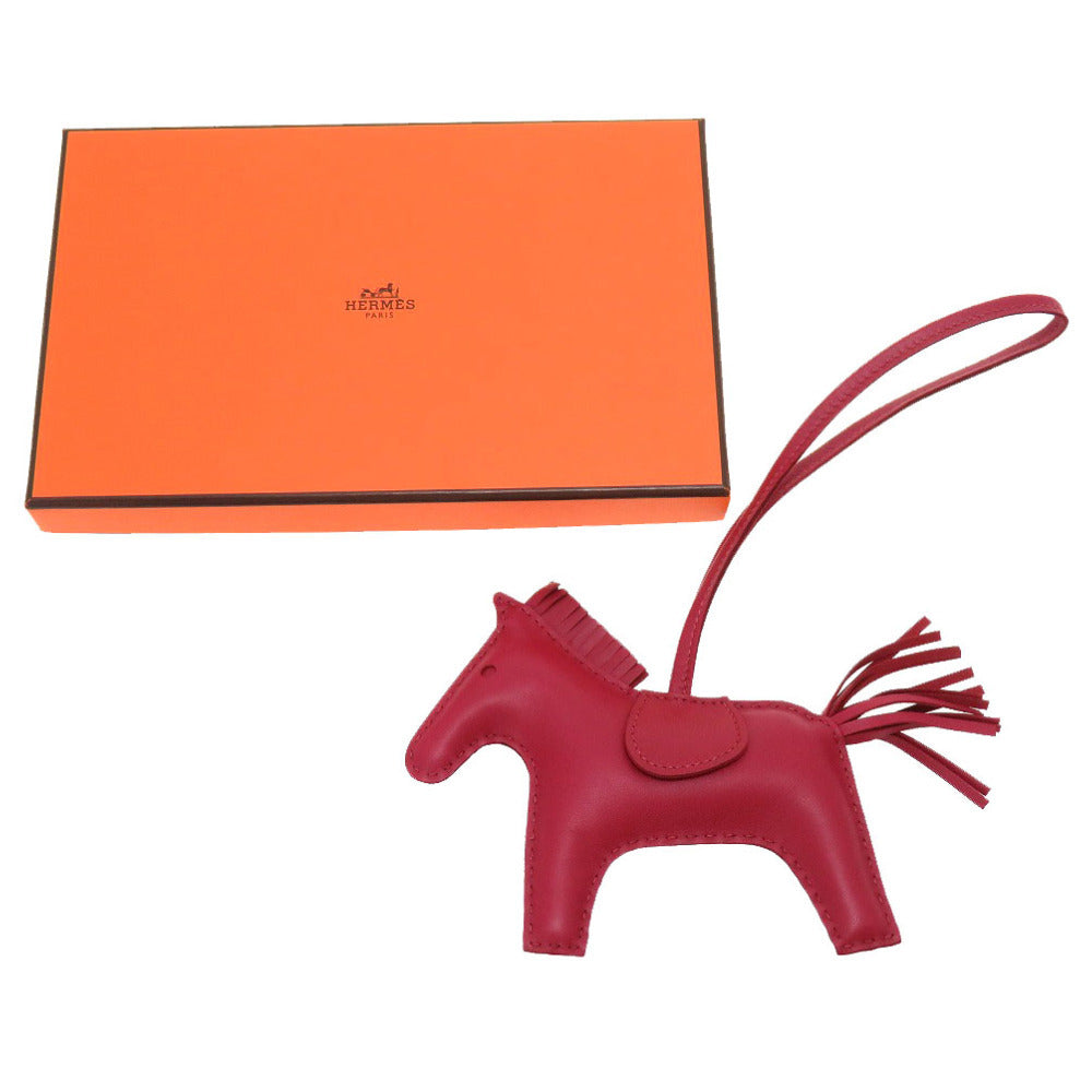 Hermès Rodeo MM Bag Charm, Rubis, 2020, view 2