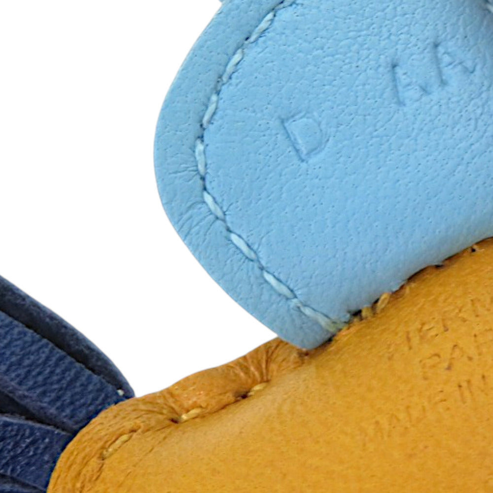 Hermès Rodeo PM Bag Charm, Jaune d’Or, Céleste and Bleu de Malte, 2019, view 3