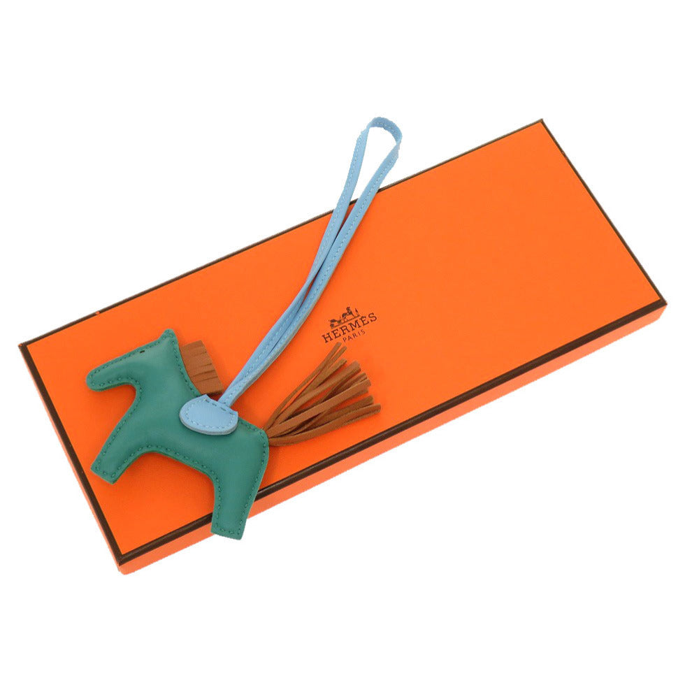 Hermès Rodeo PM Bag Charm, Vert Véronèse, Gold and Céleste, 2017, view 2