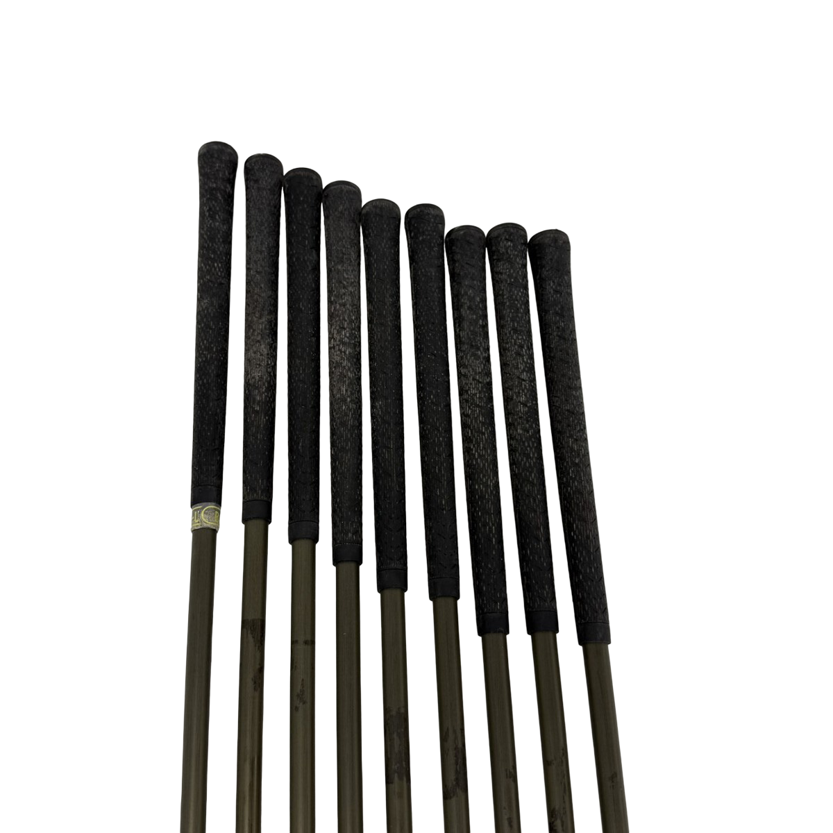 HONMA 24K Gold Coin iron set, 4-Star, 9 clubs 4–11 and SW – grips lined up