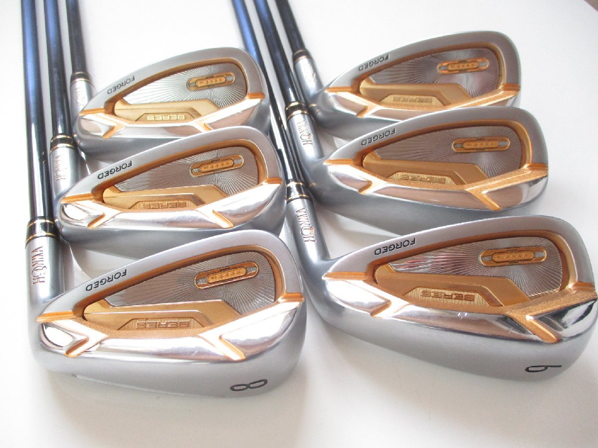 HONMA BERES 2019 4-Star Iron Set, 8 to 11 plus AW and SW, 6 Clubs, ARMRQ 42 Regular Flex, view 2