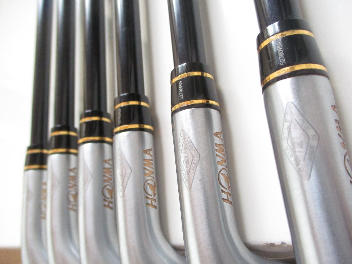 HONMA BERES 2019 4-Star Iron Set, 8 to 11 plus AW and SW, 6 Clubs, ARMRQ 42 Regular Flex, view 6