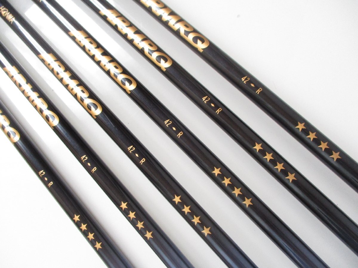 HONMA BERES 2019 4-Star Iron Set, 8 to 11 plus AW and SW, 6 Clubs, ARMRQ 42 Regular Flex, view 7