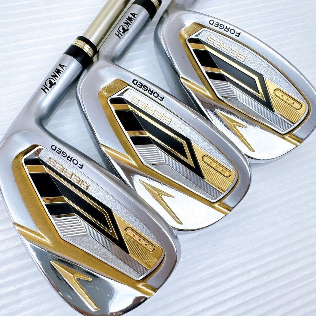 HONMA BERES 2024 3-Star Iron Set, 9 to 11, 3 Clubs, ARMRQ FX LIGHT 3S Regular Flex, view 1