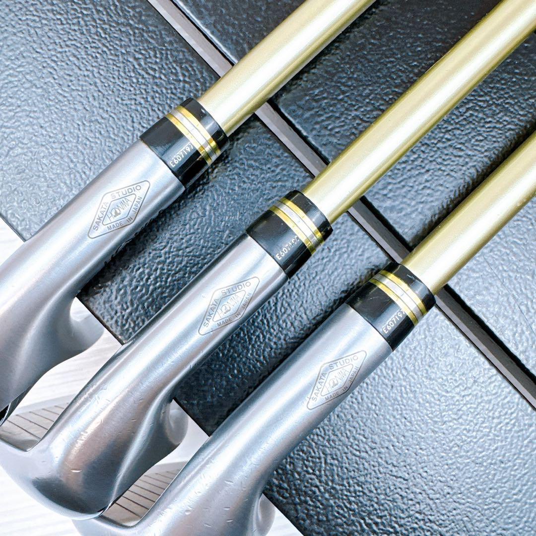 HONMA BERES 2024 3-Star Iron Set, 9 to 11, 3 Clubs, ARMRQ FX LIGHT 3S Regular Flex, view 3