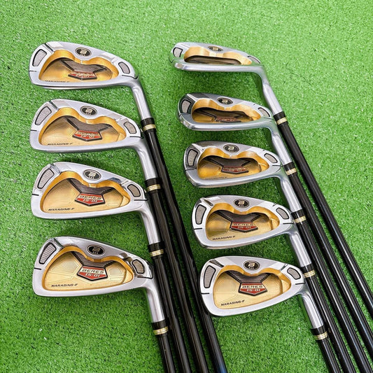 HONMA BERES IS-01 3-Star Iron Set, 5 to 11 plus AW and SW, 9 Clubs, Honma 3-star carbon Regular Flex, view 1