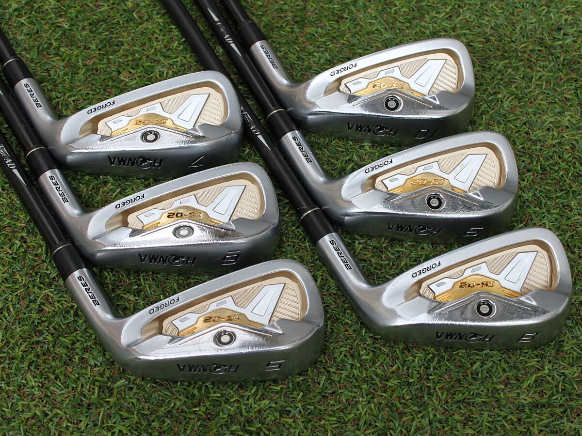 HONMA BERES IS-02 2-Star Iron Set, 5 to 10, 6 Clubs, Graphite Design Tour AD AD-65 Regular Flex, view 2
