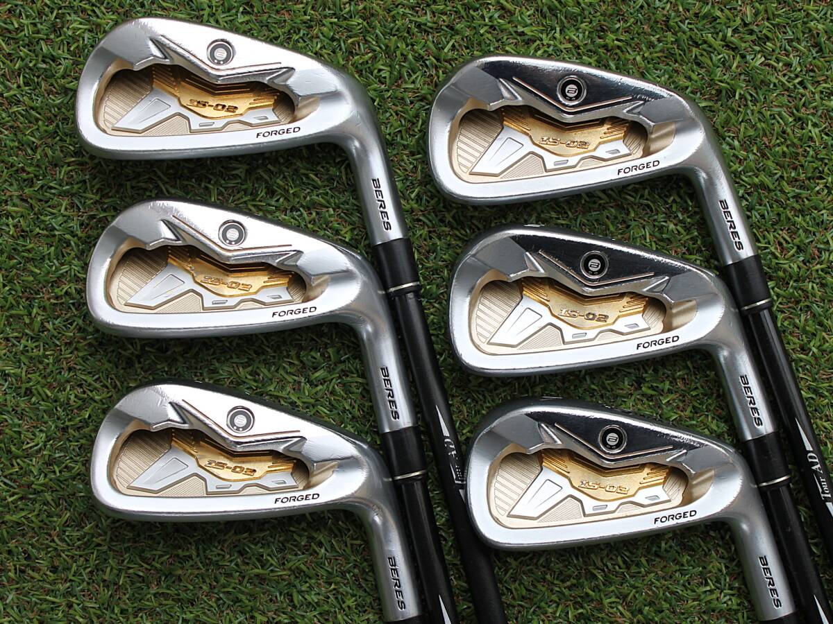 HONMA BERES IS-02 2-Star Iron Set, 5 to 10, 6 Clubs, Graphite Design Tour AD AD-65 Regular Flex, view 3