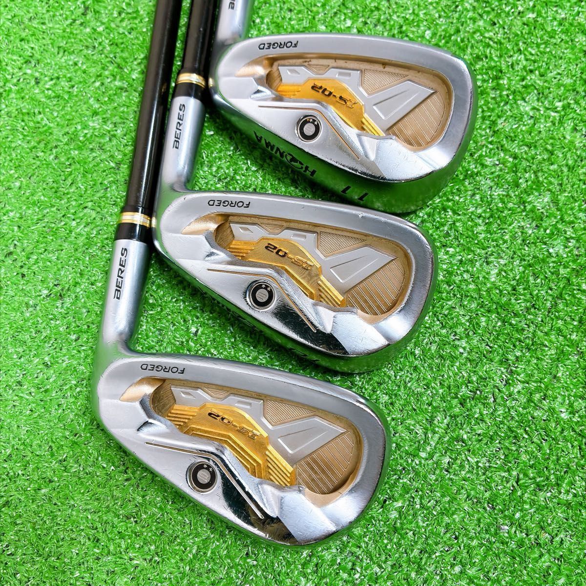 HONMA BERES IS-02 2-Star Iron Set, 5 to 11, 7 Clubs, ARMRQ6 49 2S Regular Flex, view 3