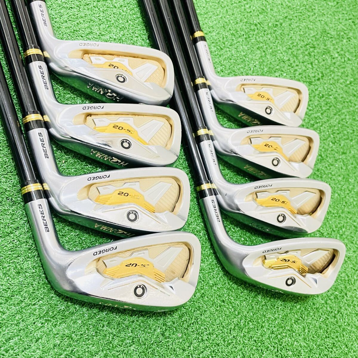 HONMA BERES IS-02 2-Star Iron Set, 5 to 11 plus AW, 8 Clubs, ARMRQ6 54 Regular Flex, view 1