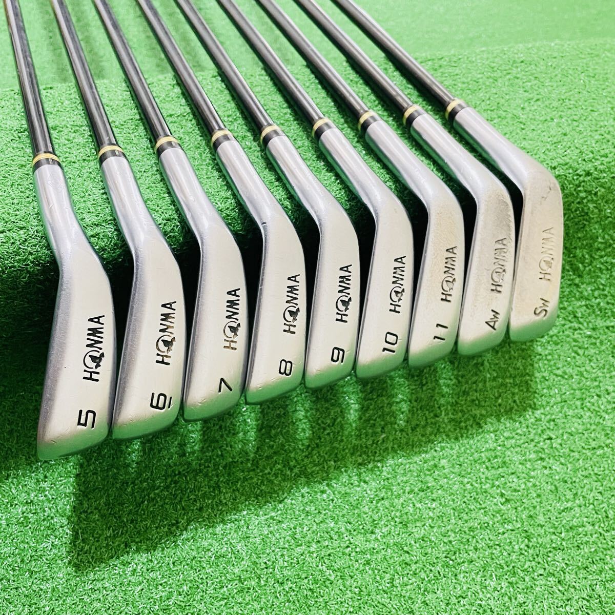HONMA BERES IS-02 2-Star Iron Set, 5 to 11 plus AW and SW, 9 Clubs, ARMRQ6 49 Regular Flex, view 5