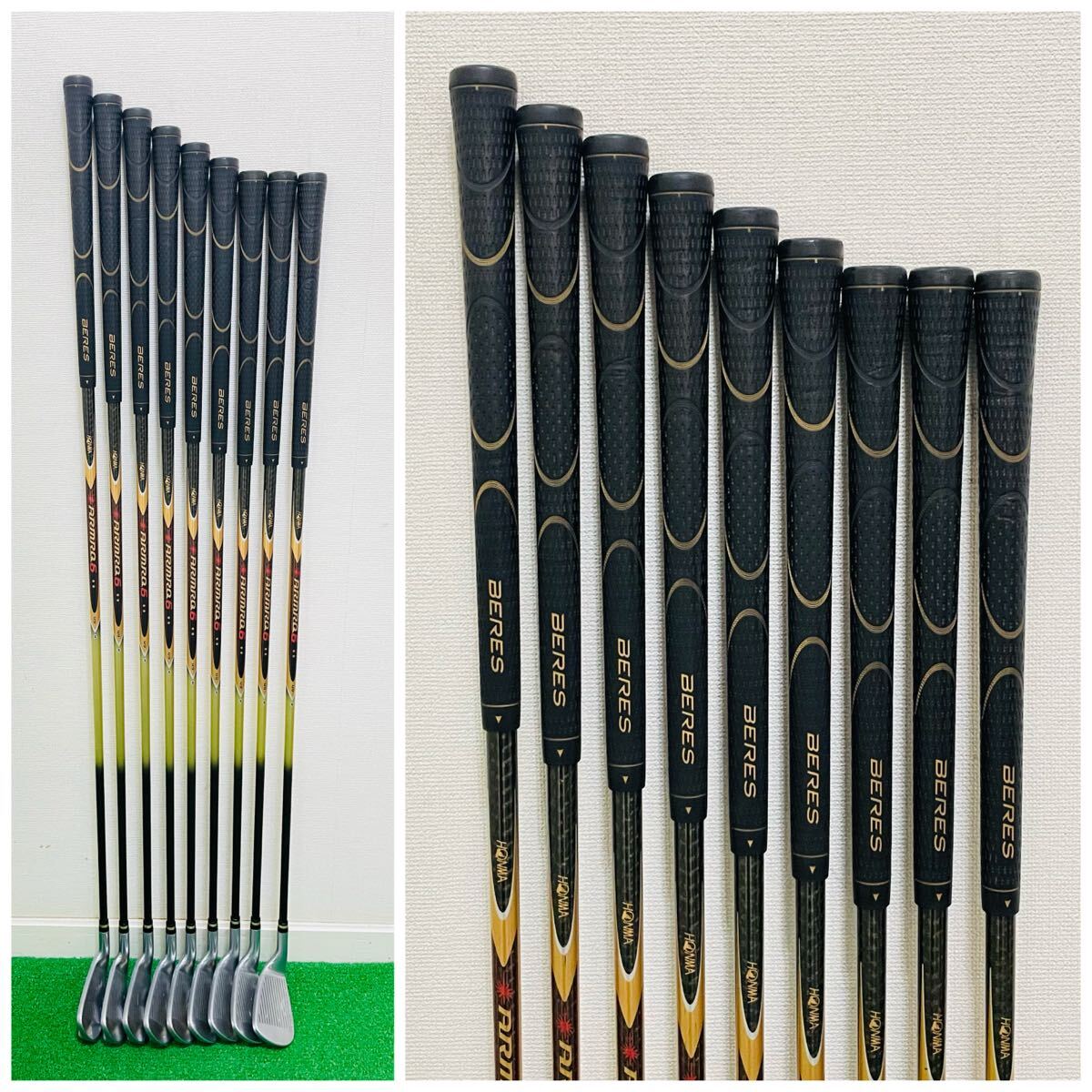 HONMA BERES IS-02 2-Star Iron Set, 5 to 11 plus AW and SW, 9 Clubs, ARMRQ6 49 Regular Flex, view 8