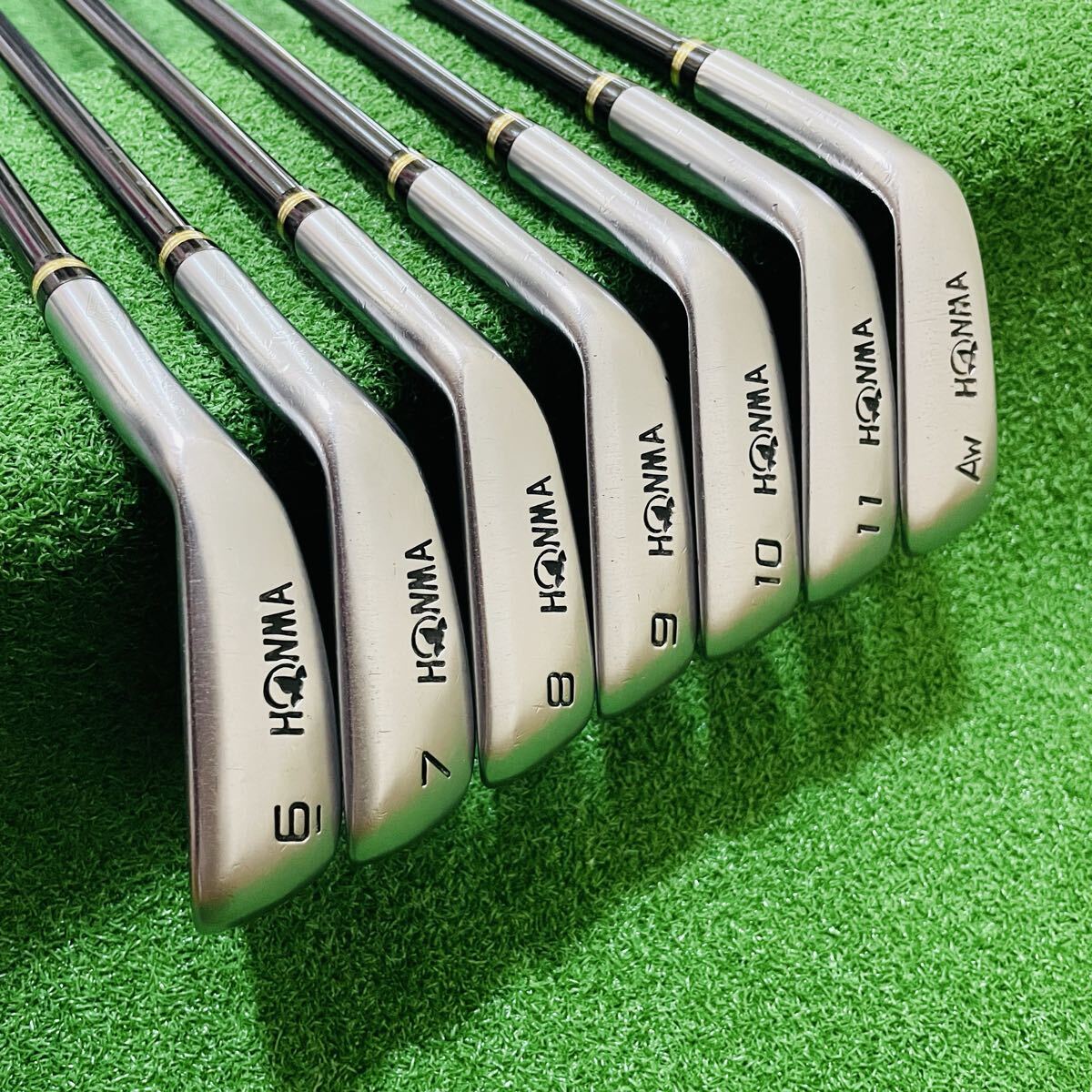 HONMA BERES IS-02 2-Star Iron Set, 6 to 11 plus AW, 7 Clubs, ARMRQ6 54 Regular Flex, view 5