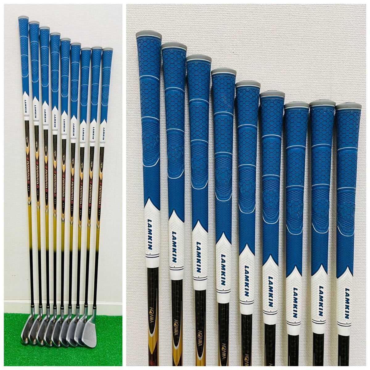 HONMA BERES IS-02 3-Star Iron Set, 5 to 11 plus AW and SW, 9 Clubs, ARMRQ6 49 Regular Flex, view 8