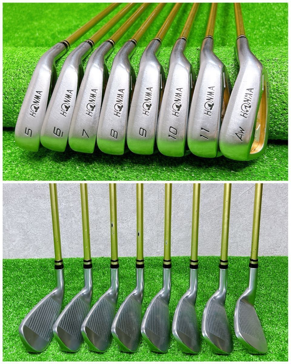 HONMA BERES IS-03 2-Star Iron Set, 5 to 11 plus AW, 8 Clubs, ARMRQ8 49 2S Regular Flex, view 5