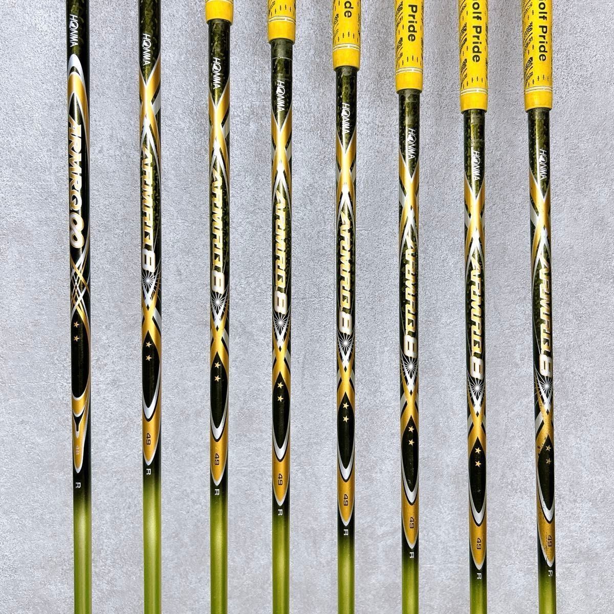HONMA BERES IS-03 2-Star Iron Set, 5 to 11 plus AW, 8 Clubs, ARMRQ8 49 2S Regular Flex, view 7