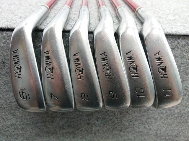 HONMA BERES IS-03 2-Star Iron Set, 6 to 11, 6 Clubs, ARMRQ 8 Stiff Flex, Left-Handed, view 4