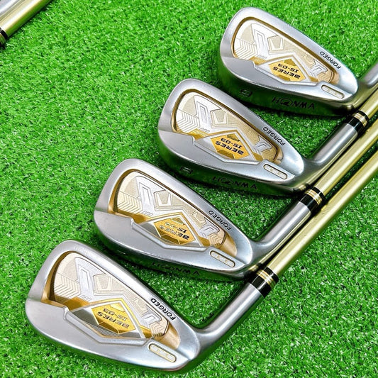 HONMA BERES IS-03 2-Star Iron Set, 6 to 11 plus AW and SW, 8 Clubs, ARMRQ8 49 2S Regular Flex, Left-Handed, view 1