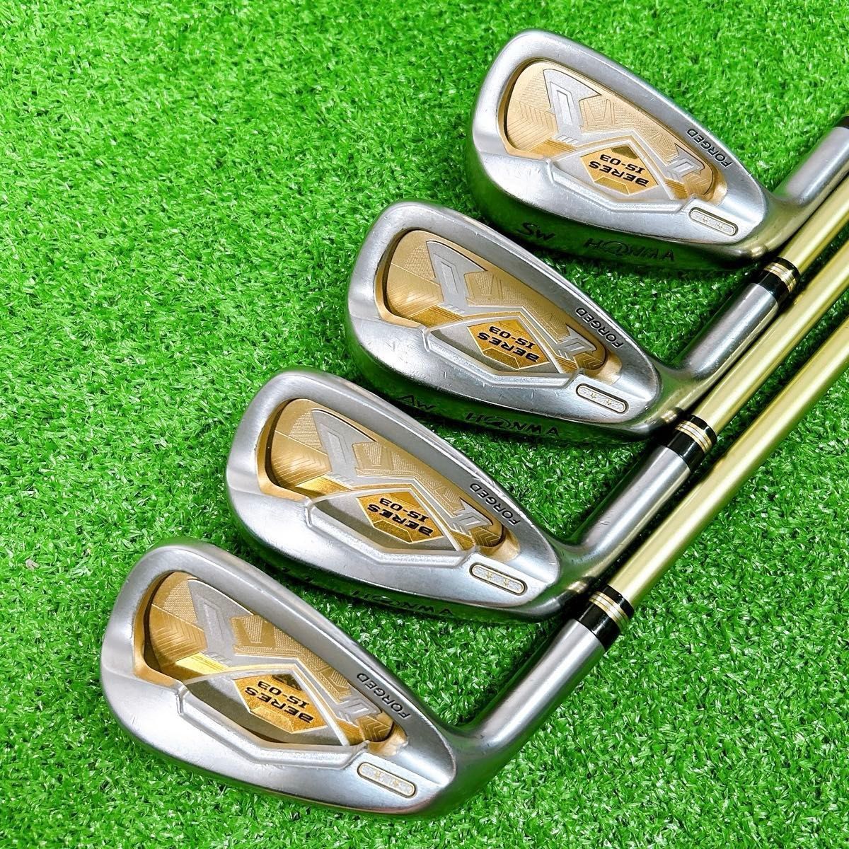 HONMA BERES IS-03 2-Star Iron Set, 6 to 11 plus AW and SW, 8 Clubs, ARMRQ8 49 2S Regular Flex, Left-Handed, view 3