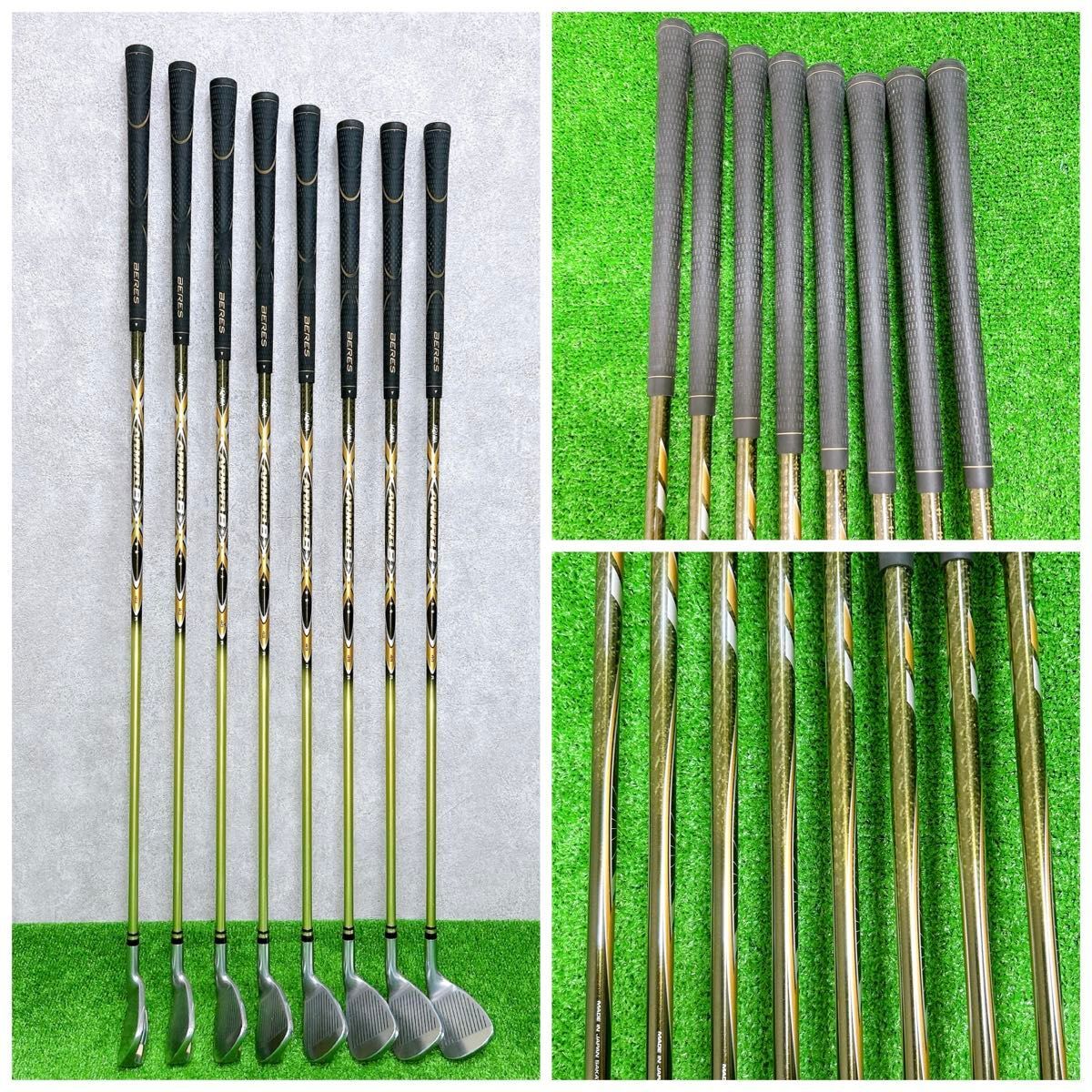 HONMA BERES IS-03 2-Star Iron Set, 6 to 11 plus AW and SW, 8 Clubs, ARMRQ8 49 2S Regular Flex, Left-Handed, view 9