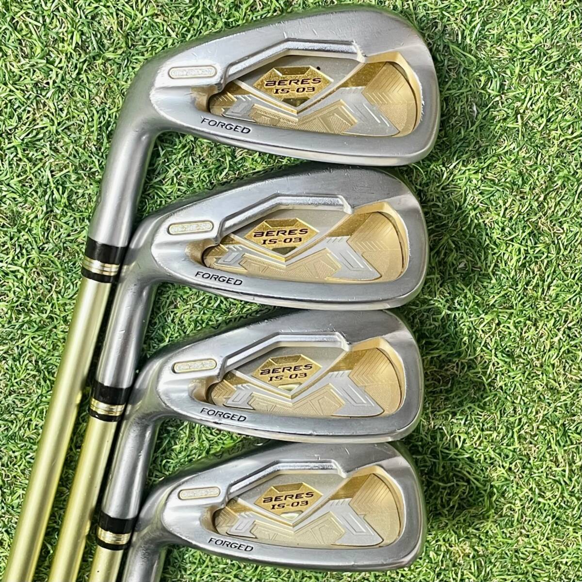 HONMA BERES IS-03 2-Star Iron Set, 6 to 11 plus AW and SW, 8 Clubs, ARMRQ8 2S Stiff Flex, Left-Handed, view 2
