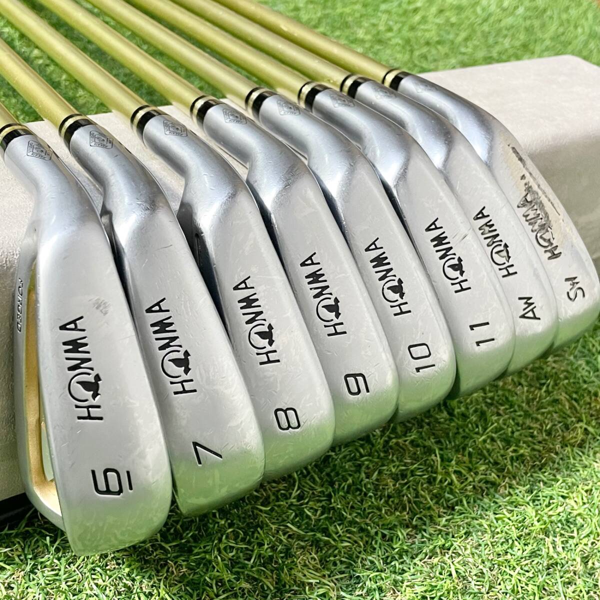 HONMA BERES IS-03 2-Star Iron Set, 6 to 11 plus AW and SW, 8 Clubs, ARMRQ8 2S Stiff Flex, Left-Handed, view 5
