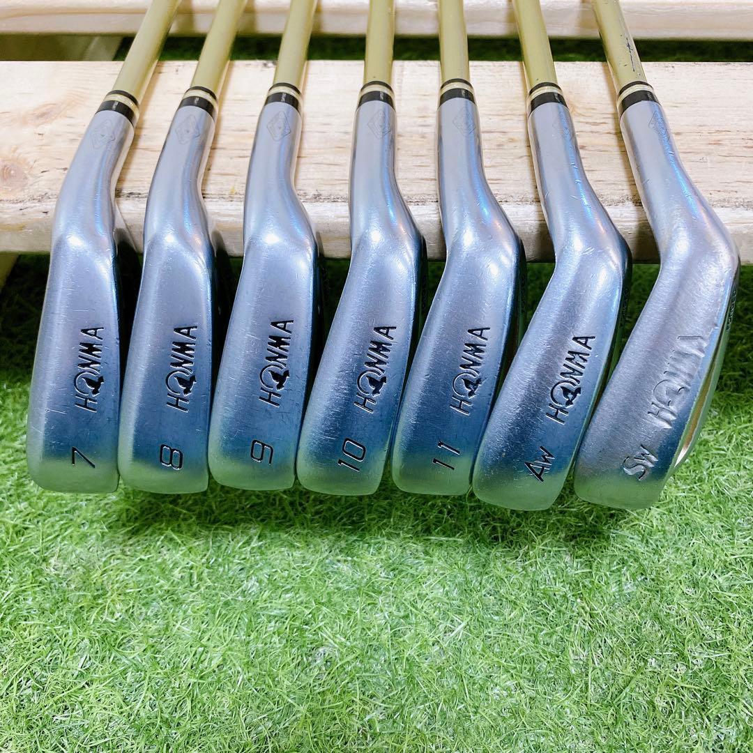 HONMA BERES IS-03 FORGED 2-Star Iron Set, 7 to 11 plus AW and SW, 7 Clubs, ARMRQ8 49 Regular Flex, view 3