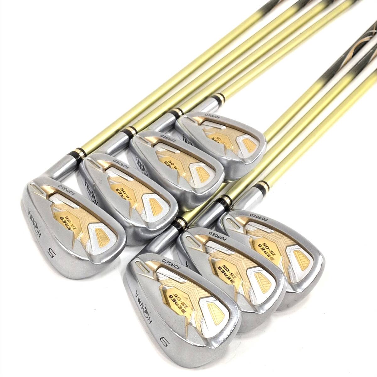 HONMA BERES IS-05 Iron Set, 5 to 11, 7 Clubs, ARMRQ∞ 48 Stiff-Regular Flex, view 1