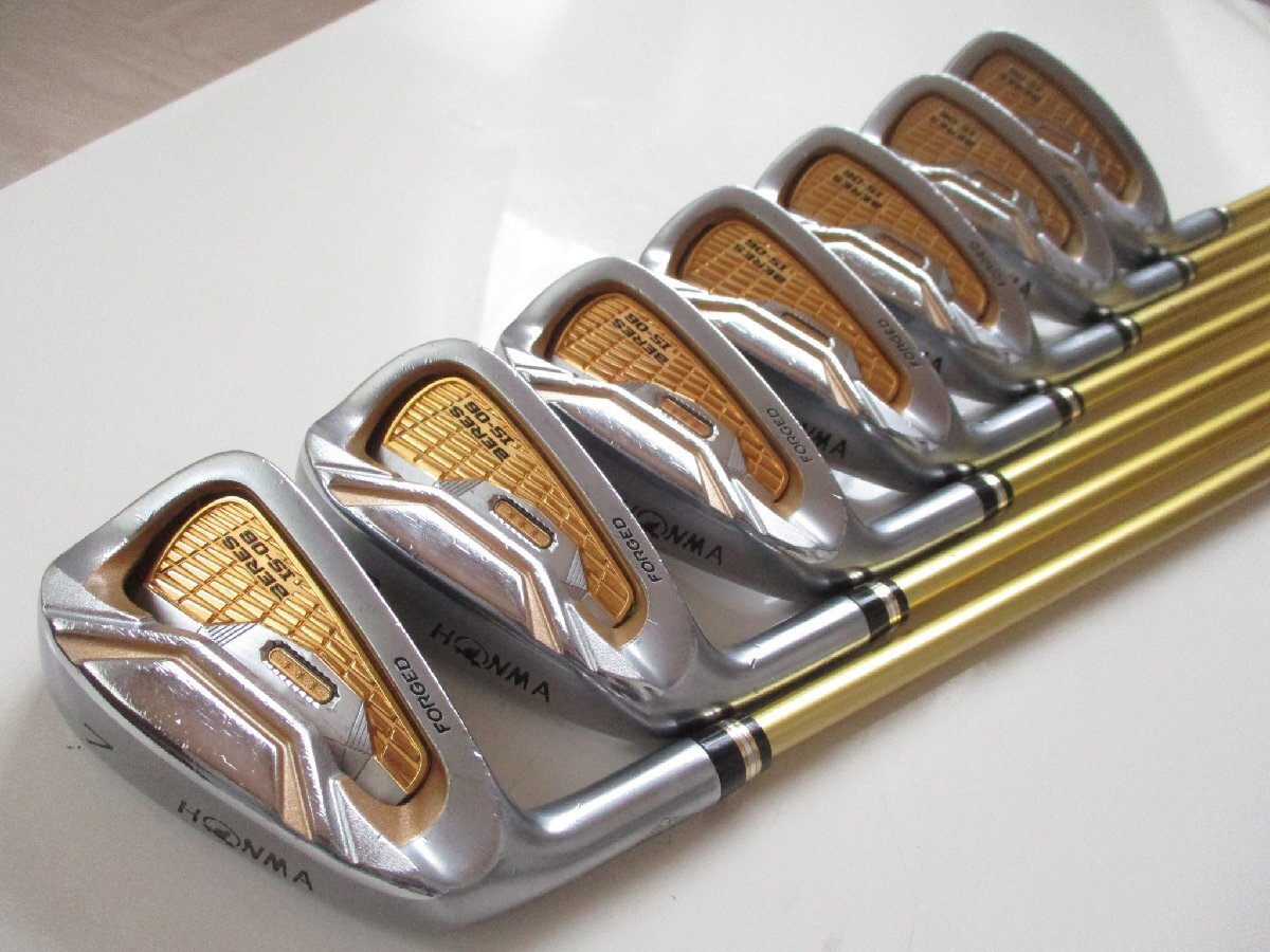 HONMA BERES IS-06 3-Star Iron Set, 7 to 11 plus AW and SW, 7 Clubs, ARMRQ 42 3S Regular Flex, Left-Handed, view 2