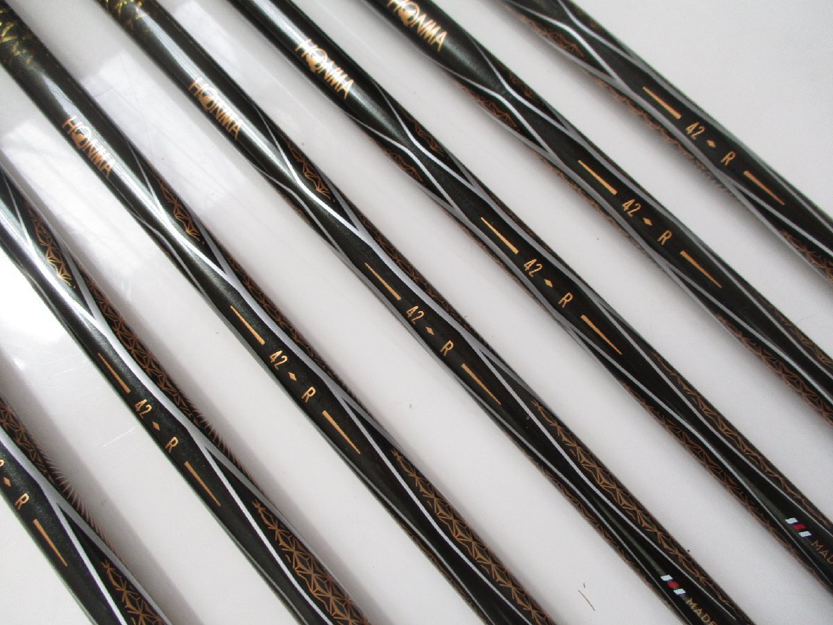 HONMA BERES IS-06 3-Star Iron Set, 7 to 11 plus AW and SW, 7 Clubs, ARMRQ 42 3S Regular Flex, Left-Handed, view 8