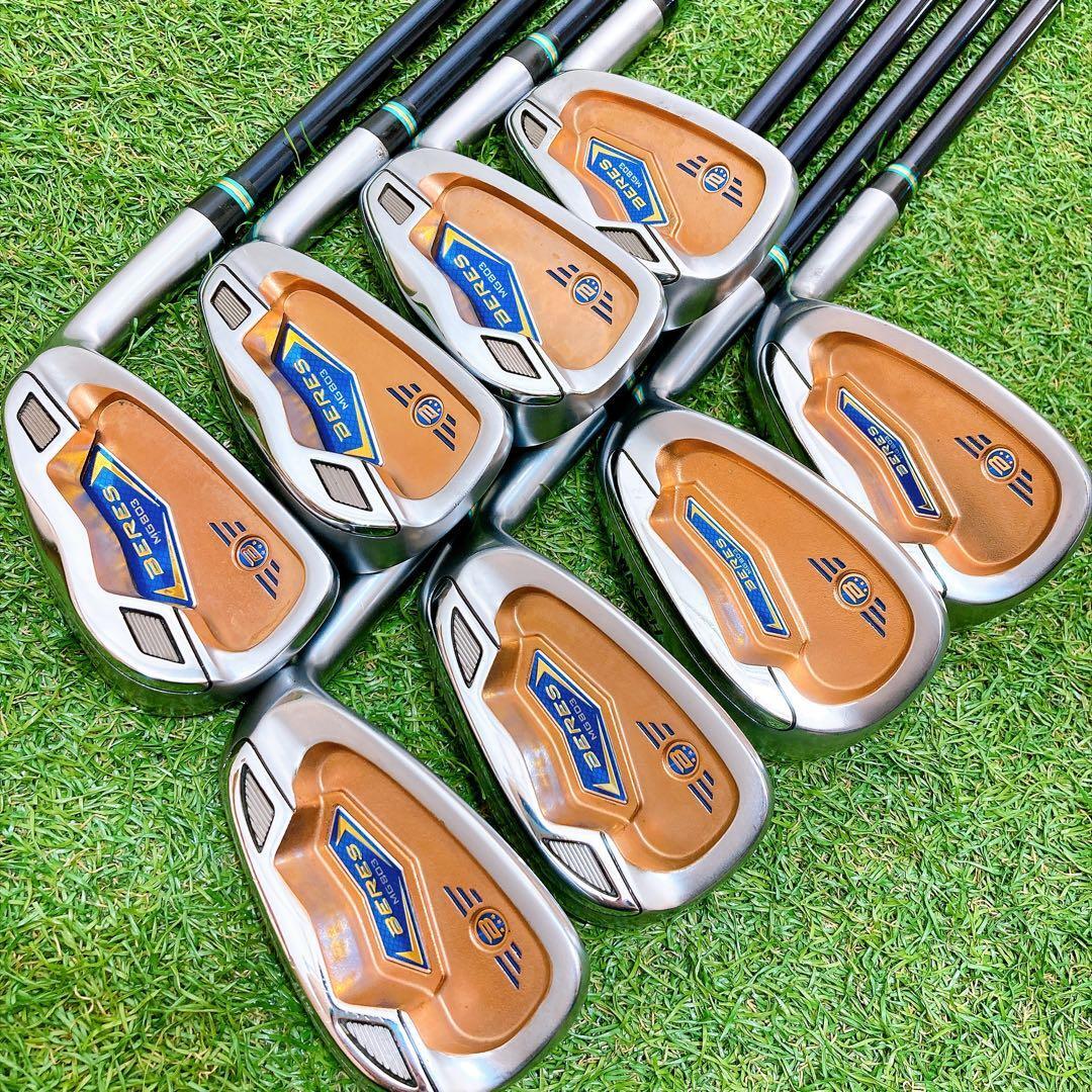 HONMA BERES MG803 3-Star Iron Set, 5 to 11 plus SW, 8 Clubs, ARMRQ UD54 Regular Flex, view 1