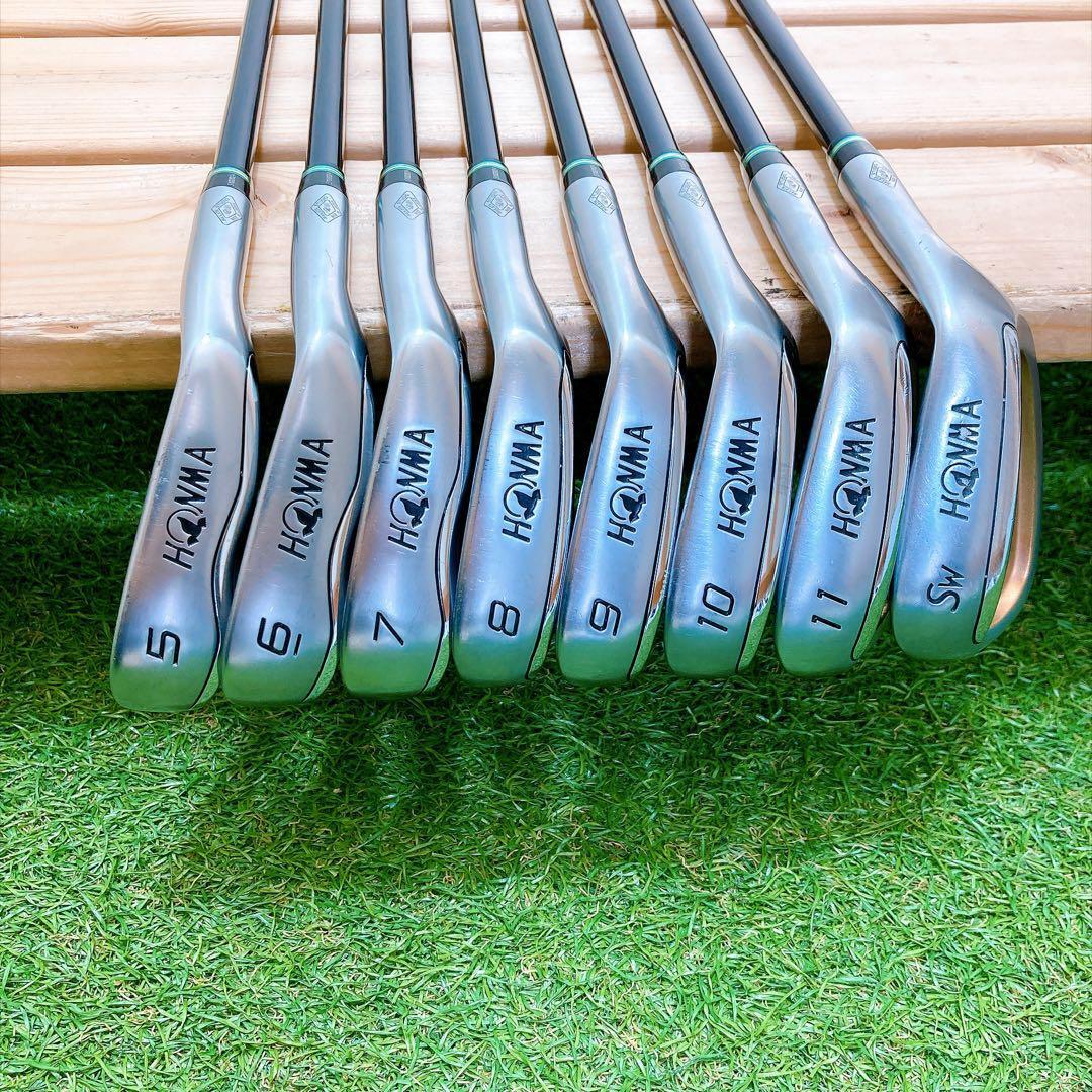 HONMA BERES MG803 3-Star Iron Set, 5 to 11 plus SW, 8 Clubs, ARMRQ UD54 Regular Flex, view 4