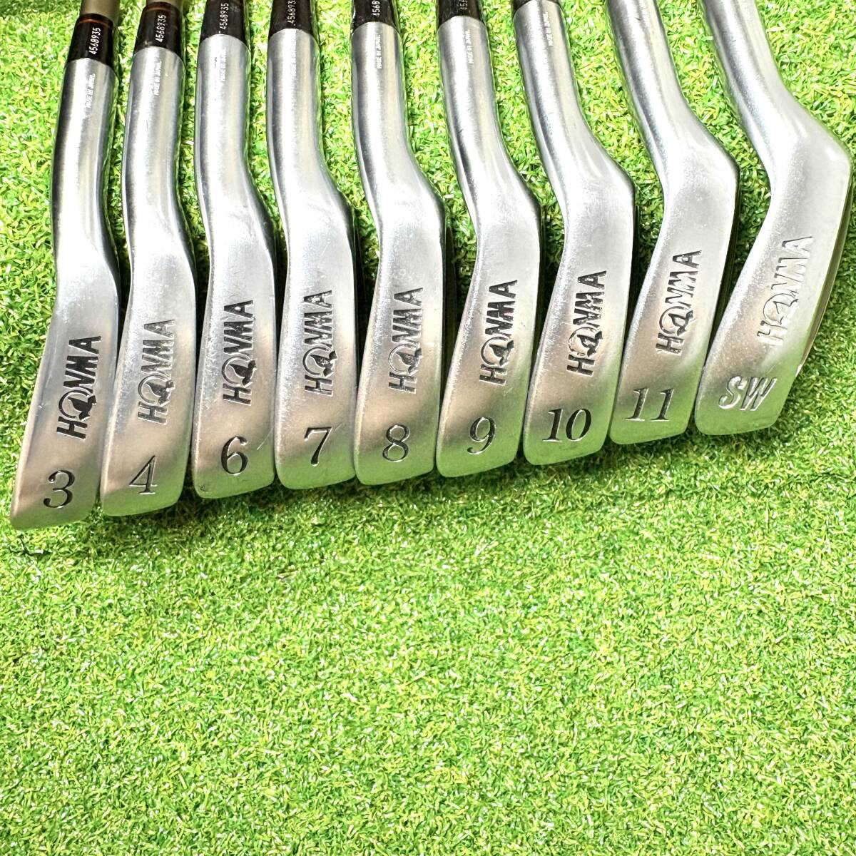 HONMA LB-606 4-Star Iron Set, 3 to 4, 6 to 11 plus SW, 9 Clubs, Honma carbon R-1 Flex, view 5