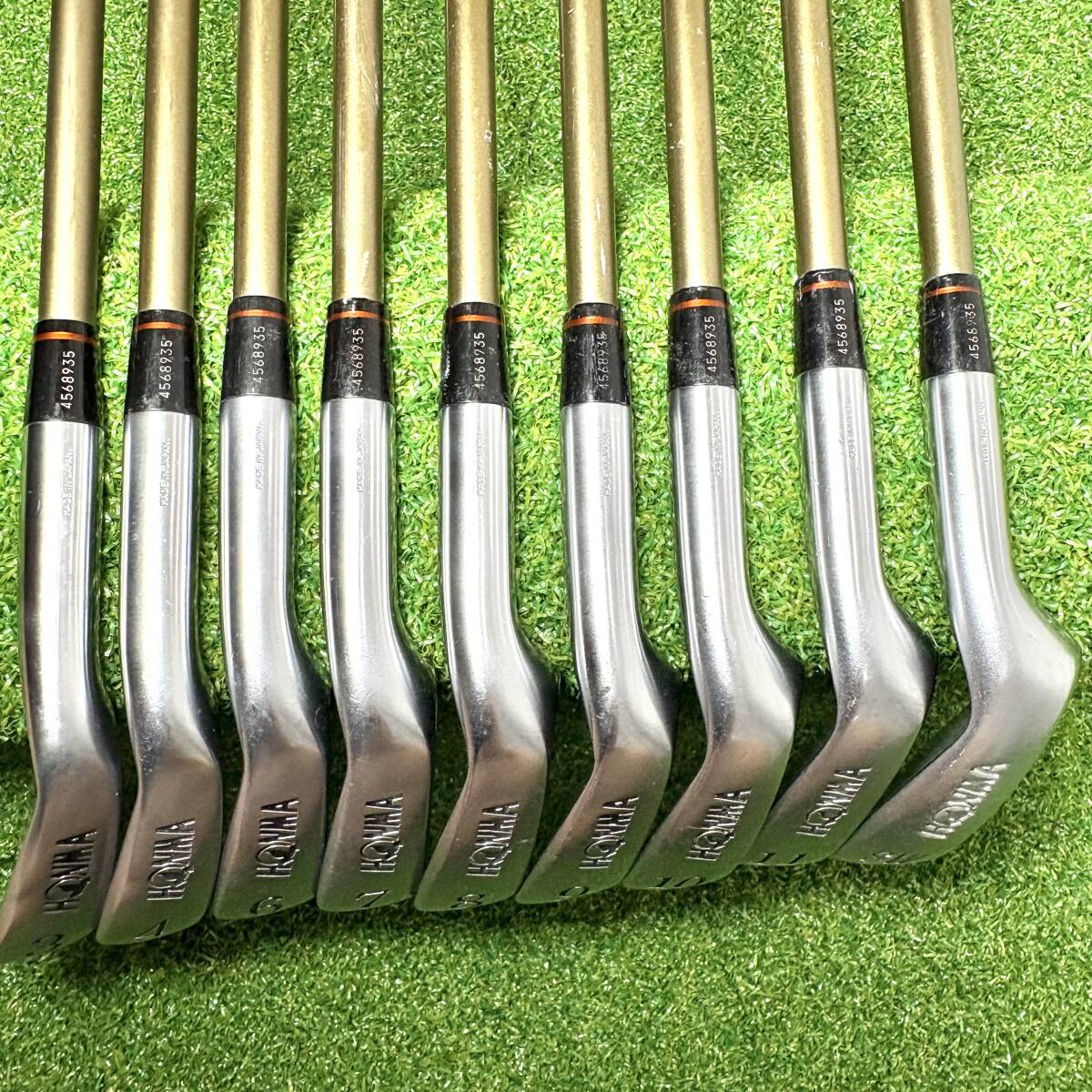 HONMA LB-606 4-Star Iron Set, 3 to 4, 6 to 11 plus SW, 9 Clubs, Honma carbon R-1 Flex, view 6