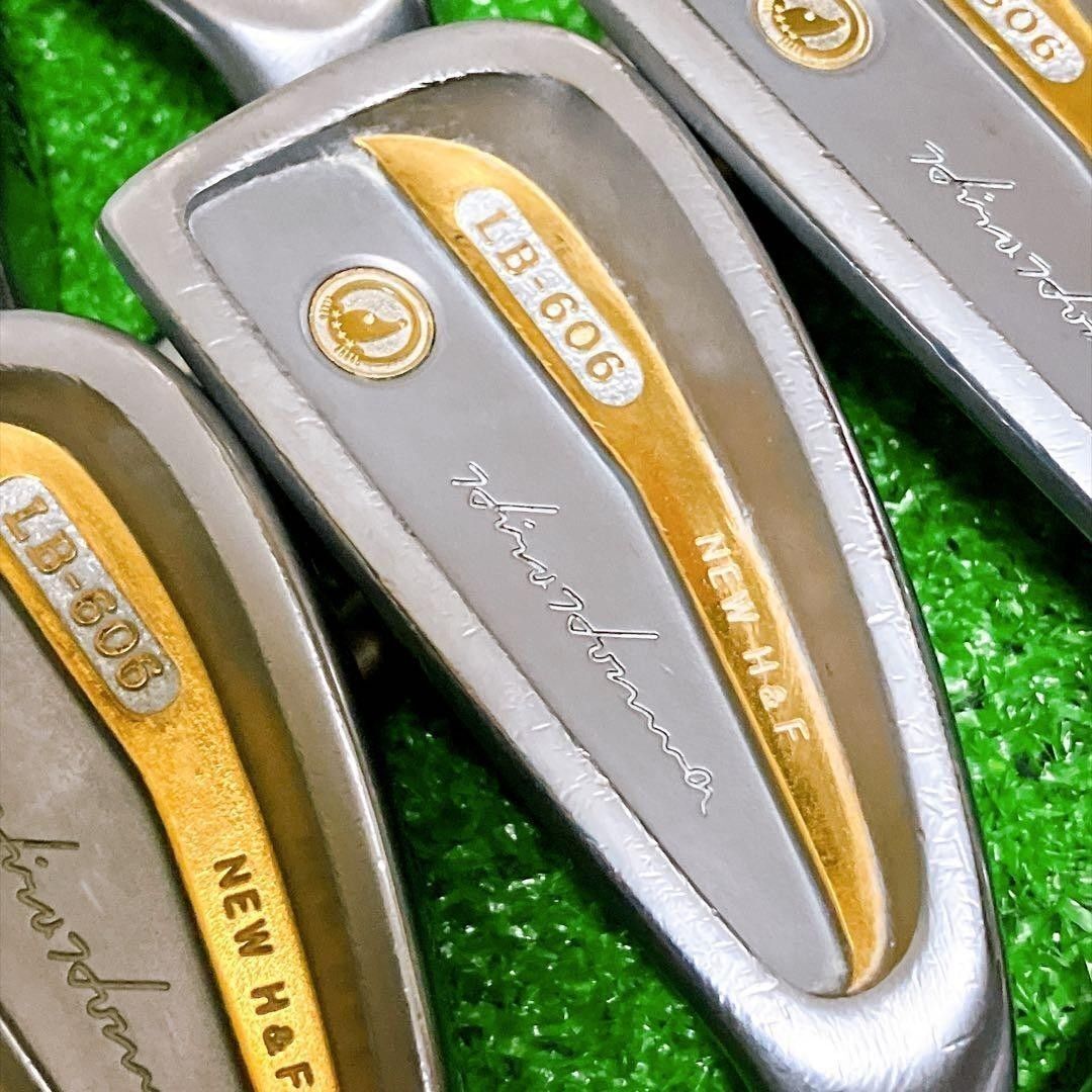 HONMA LB-606 NEW H&F 4-Star Iron Set, 3 to 11, 9 Clubs, NEW SUPER FERRITE CARBON Light Type-S R-1 Flex, view 2