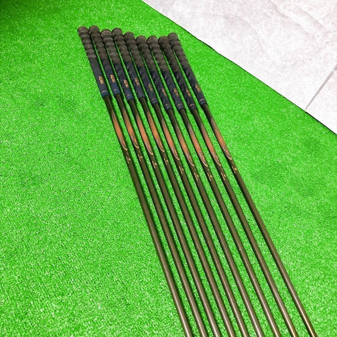 HONMA LB-606 NEW H&F 4-Star Iron Set, 3 to 11, 9 Clubs, NEW SUPER FERRITE CARBON Light Type-S R-1 Flex, view 7