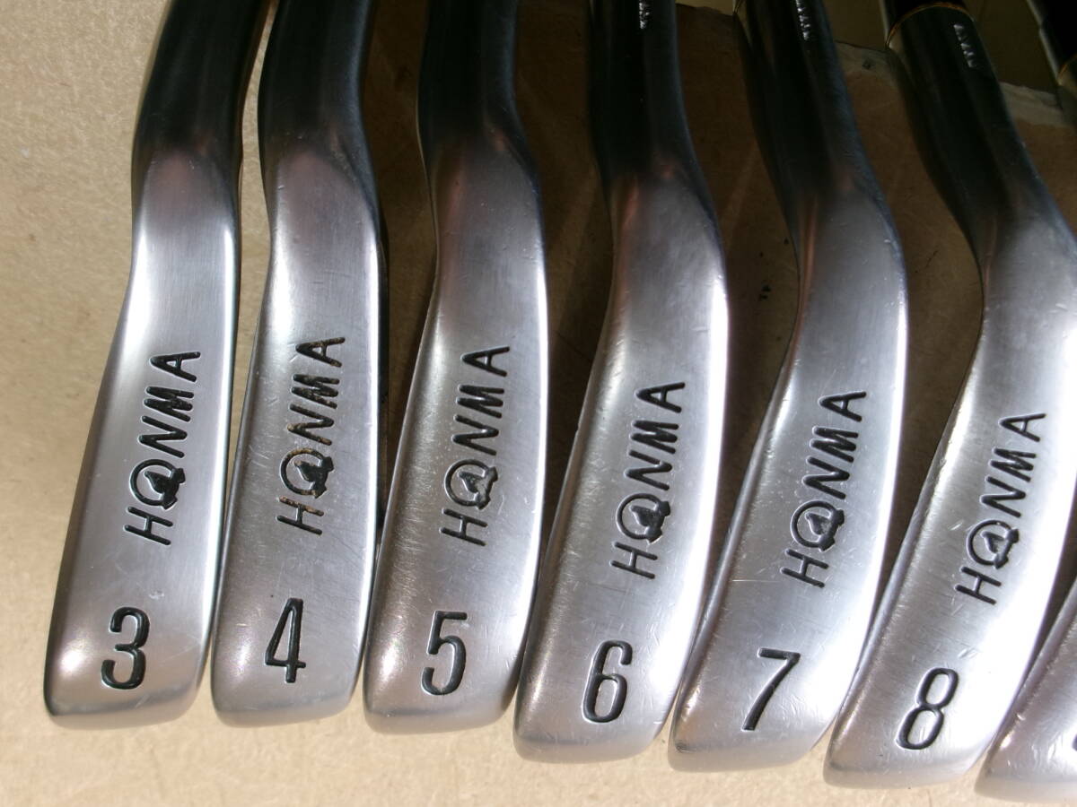 HONMA NEW LB-280 K24 4-Star Iron Set, 3 to 11 plus SW, 10 Clubs, Titanium-Carbon R-1 Flex, view 2