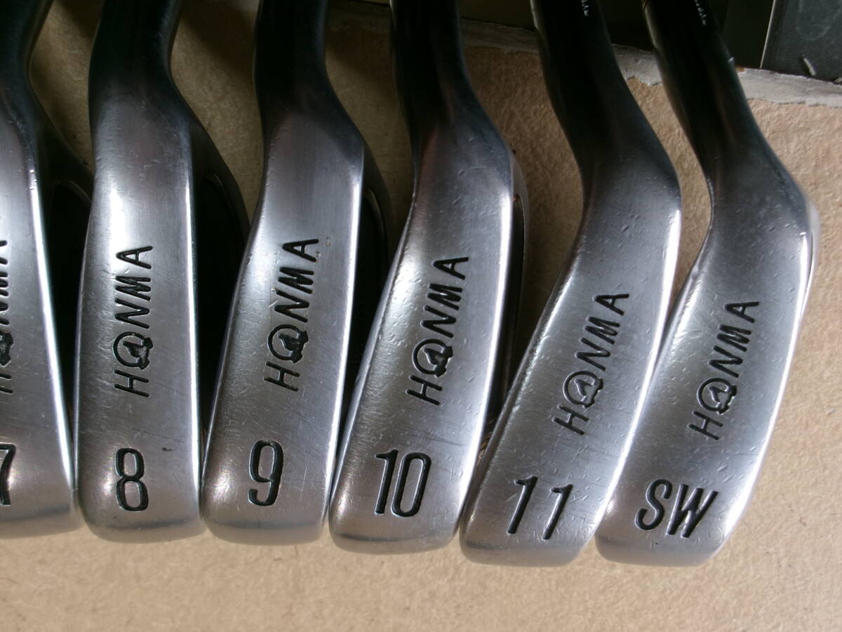 HONMA NEW LB-280 K24 4-Star Iron Set, 3 to 11 plus SW, 10 Clubs, Titanium-Carbon R-1 Flex, view 3