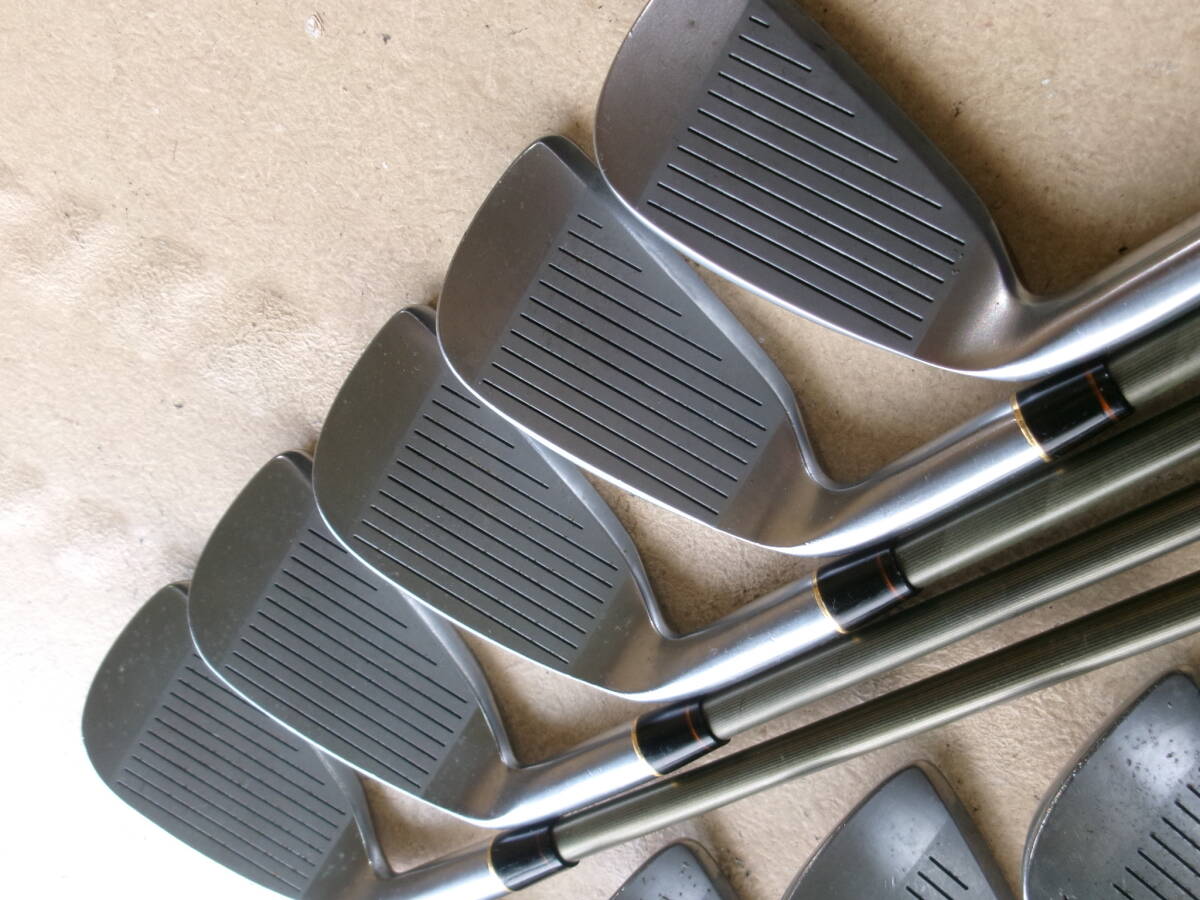 HONMA NEW LB-280 K24 4-Star Iron Set, 3 to 11 plus SW, 10 Clubs, Titanium-Carbon R-1 Flex, view 4