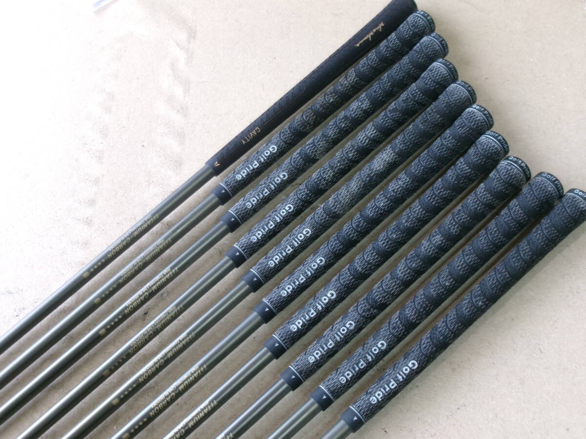 HONMA NEW LB-280 K24 4-Star Iron Set, 3 to 11 plus SW, 10 Clubs, Titanium-Carbon R-1 Flex, view 9