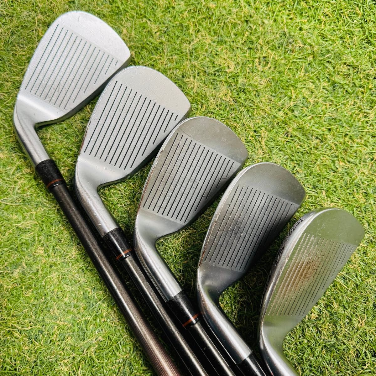 HONMA Twin Marks 2-Star Iron Set, 5 to 11 plus AW and SW, 9 Clubs, Honma 2-star carbon Stiff Flex, view 2