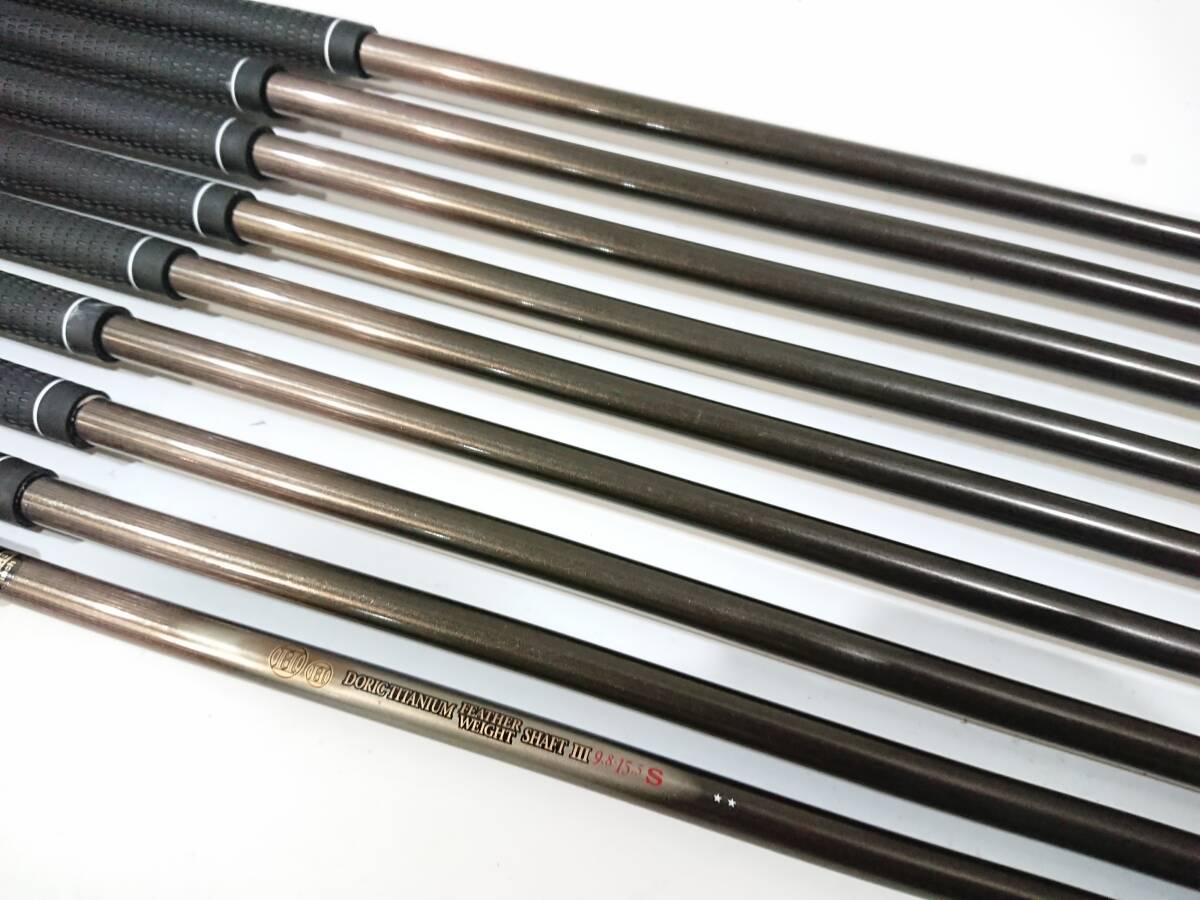 HONMA Twin Marks 2000α GOLD 2-Star Iron Set, 9 Clubs, Doris Titanium Stiff Flex, view 2