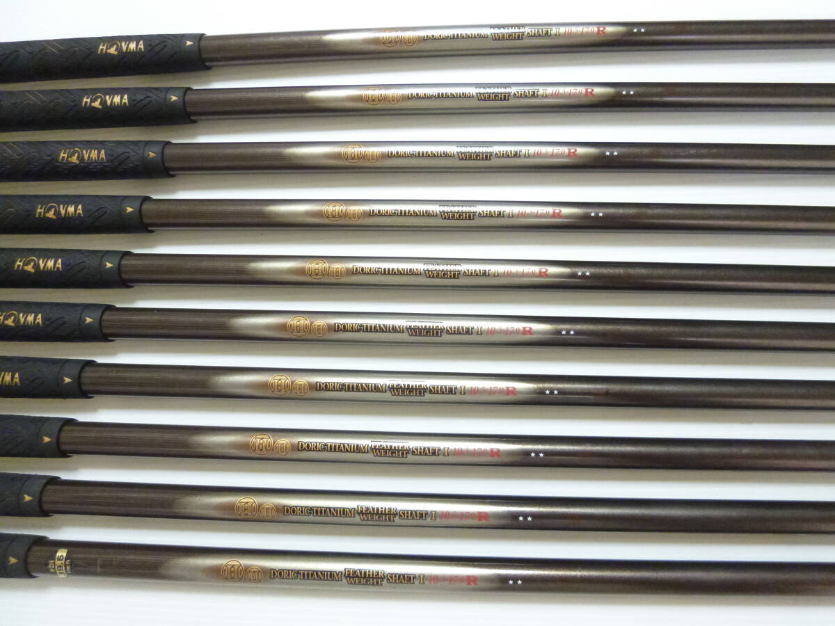 HONMA Twin Marks CROSSATTACK Gold 2-Star Iron Set, 3 to 11 plus SW, 10 Clubs, Regular Flex, view 3