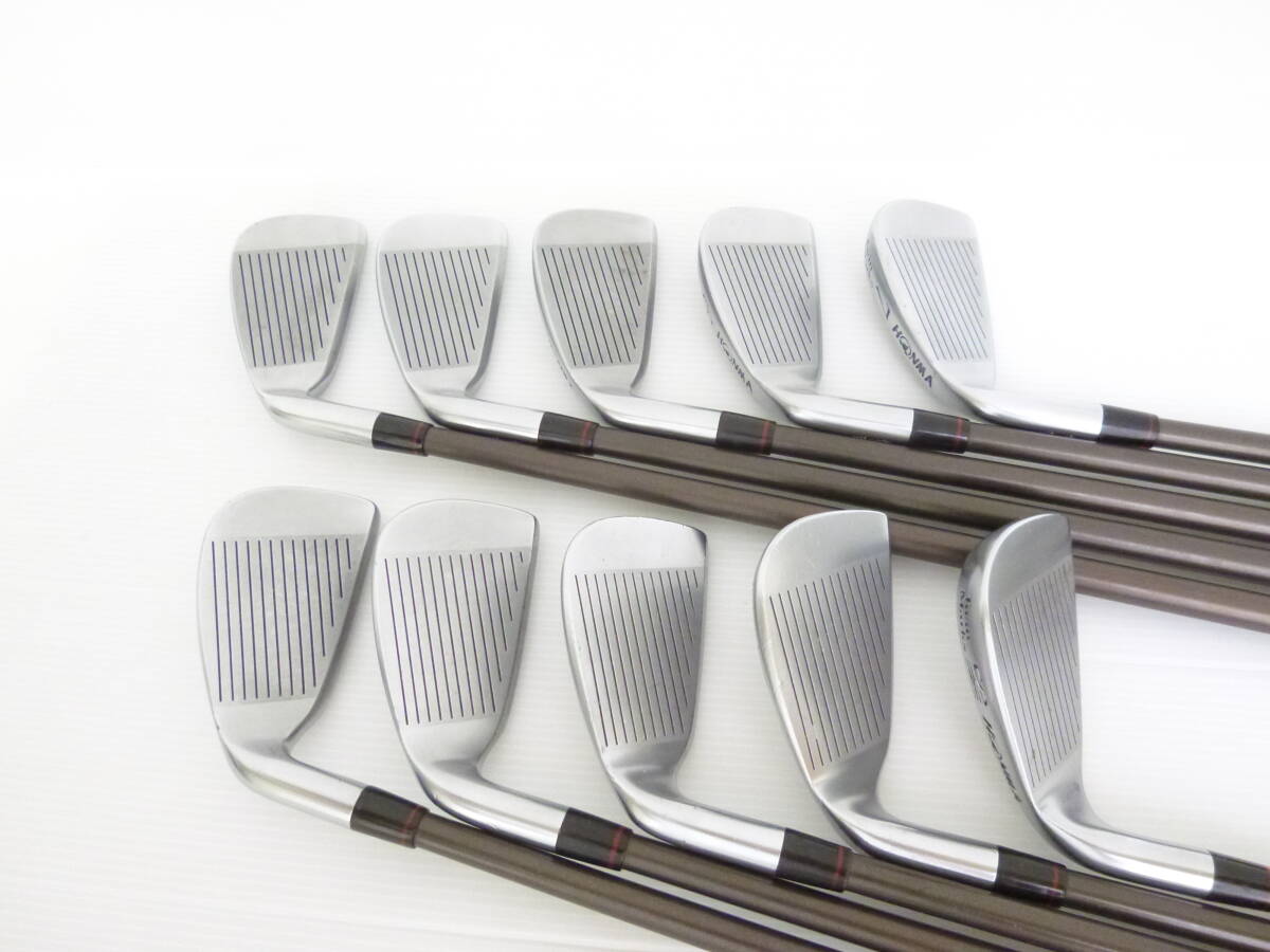HONMA Twin Marks CROSSATTACK Gold 2-Star Iron Set, 3 to 11 plus SW, 10 Clubs, Regular Flex, view 5