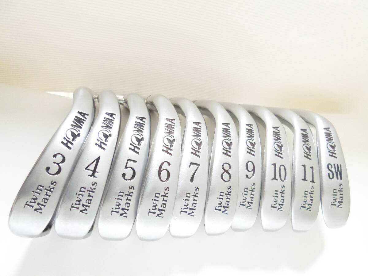 HONMA Twin Marks CROSSATTACK Gold 2-Star Iron Set, 3 to 11 plus SW, 10 Clubs, Regular Flex, view 6