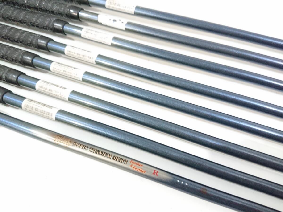 HONMA Twin Marks Fw&Fw ALL GOLD 3-Star Iron Set, 8 Clubs, DTC carbon 3-star Regular Flex, view 2