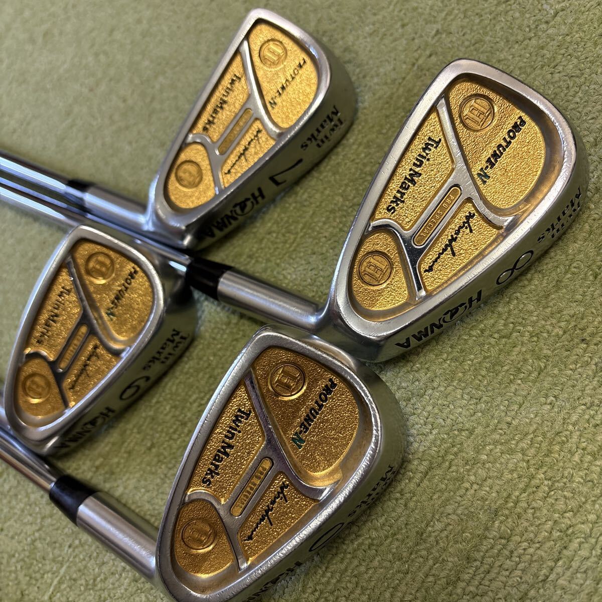 HONMA Twin Marks PRO SPECIAL PROTUNE-N Iron Set, 3 to 10, 8 Clubs, N.S. Pro 950 steel Stiff Flex, view 5