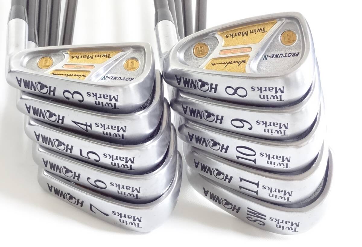 HONMA Twin Marks PROTUNE-N 2-Star Iron Set, 3 to 11 plus SW, 10 Clubs, Regular Flex, view 4